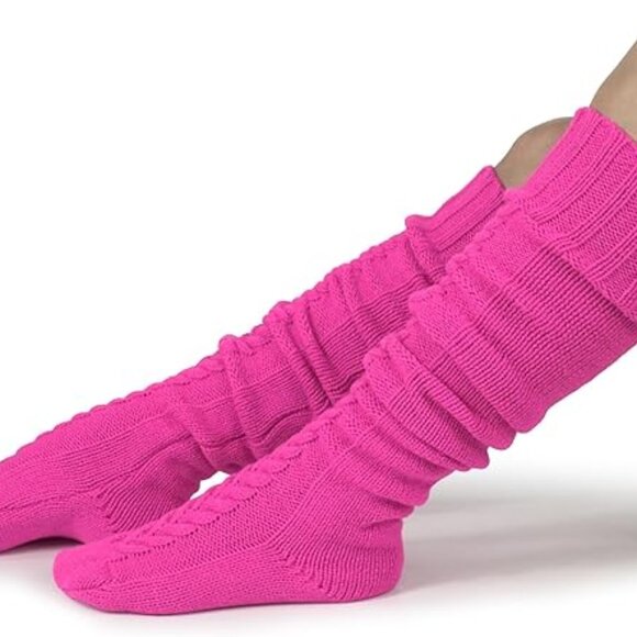 Knee High Pink Socks  Sz 5-10 - Picture 5 of 5